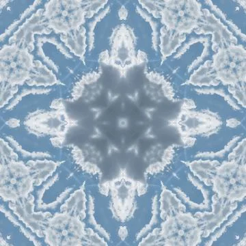 Seamless pattern of clouds and sky. Texture of blue sky and white clouds. M.. 스톡 일러스트