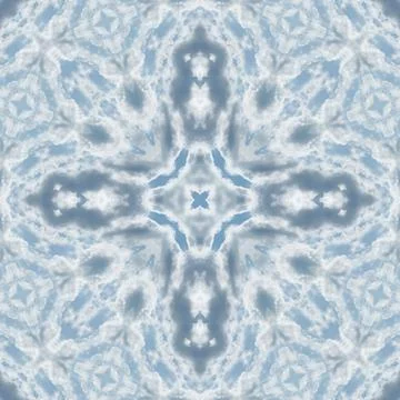 Seamless pattern of clouds and sky. Texture of blue sky and white clouds. M.. Stockillustratie