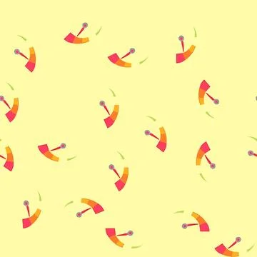 Seamless pattern cluster speedometer cartoon vector 스톡 일러스트