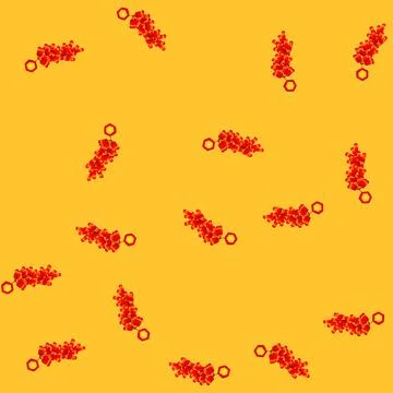 Seamless pattern cny chinese firecracker cartoon vector Stockillustratie