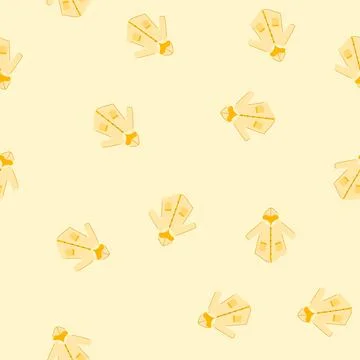 Seamless pattern coat rain jacket cartoon vector イラスト素材