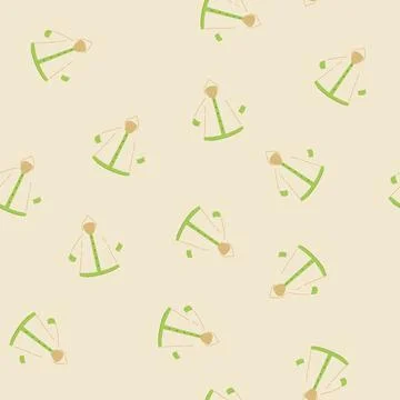 Seamless pattern coat rain jacket cartoon vector Stockillustratie