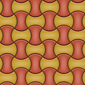 Seamless pattern of cobblestone pavement 스톡 일러스트
