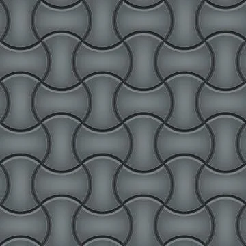 Seamless pattern of cobblestone pavement Stock Illustration