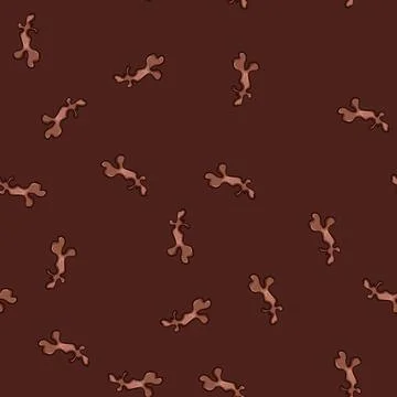 Seamless pattern cocoa chocolate splash cartoon vector Illustrazione stock
