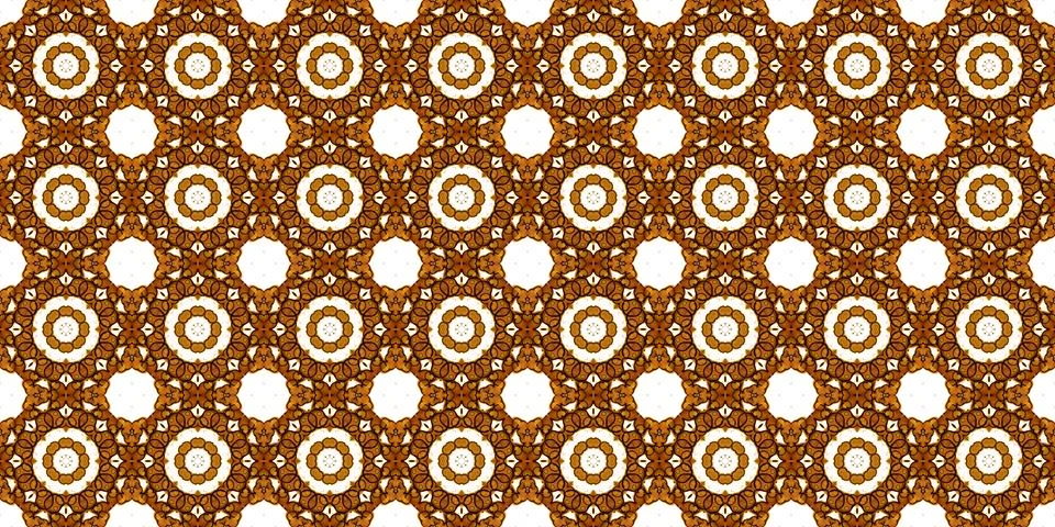 Seamless pattern with coffee and cola. Gold texture. Stock Illustration