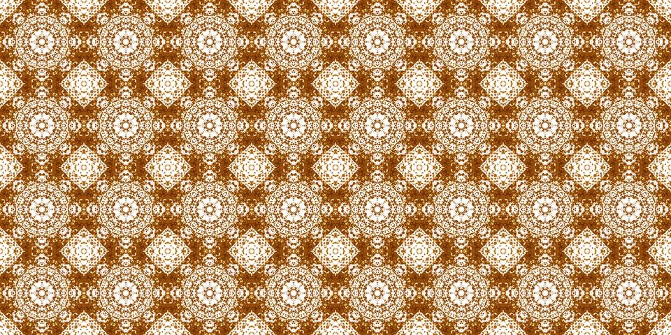 Seamless pattern with coffee and cola. Gold texture. Stock Illustration