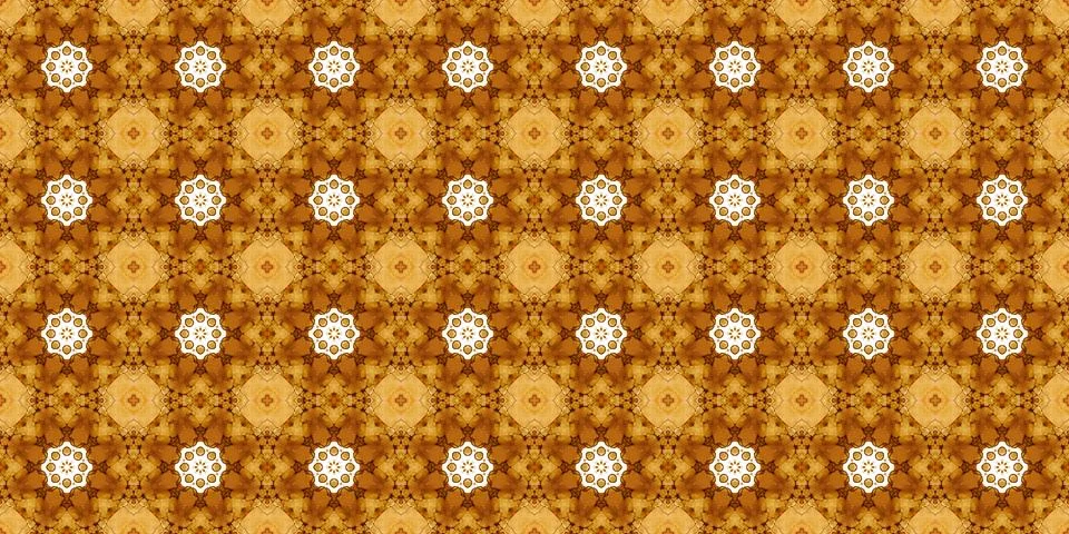 Seamless pattern with coffee and cola. Gold texture. 스톡 일러스트