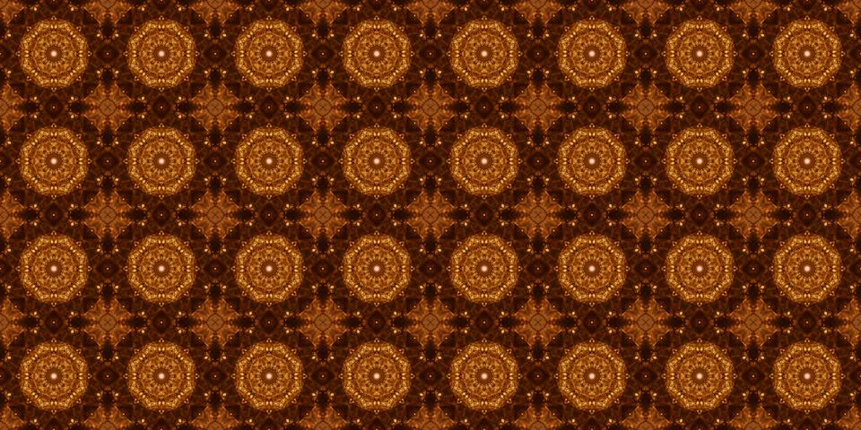 Seamless pattern with coffee and cola. Gold texture. Stock Illustration