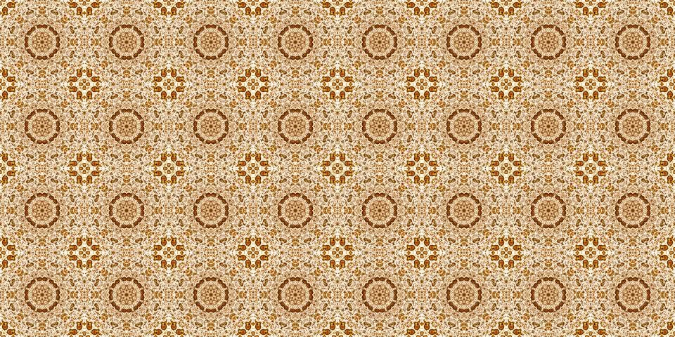 Seamless pattern with coffee and cola. Gold texture. Stock Illustration