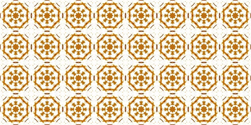 Seamless pattern with coffee and cola. Gold texture. Stock Illustration