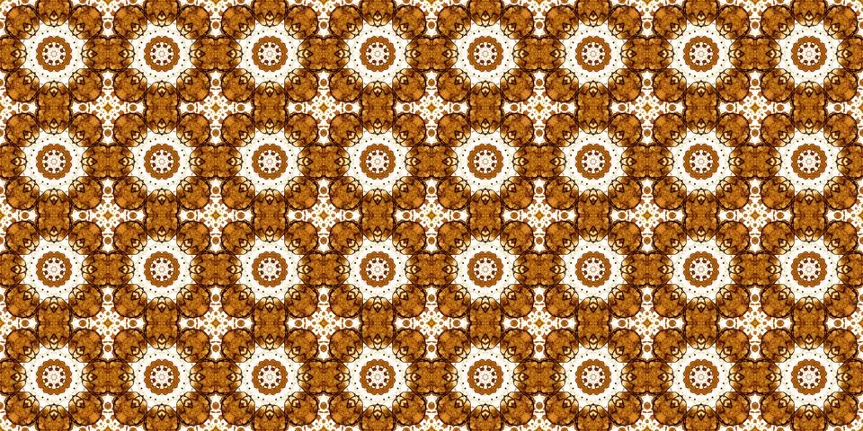 Seamless pattern with coffee and cola. Gold texture. 스톡 일러스트