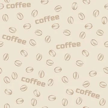 Seamless pattern coffee Stock Illustration