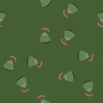 Seamless pattern coffee steel drip kettle cartoon vector イラスト素材