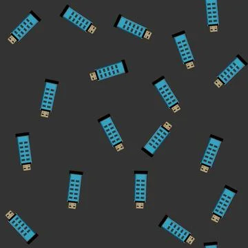 Seamless pattern coin crypto wallet cartoon vector Stock Illustration