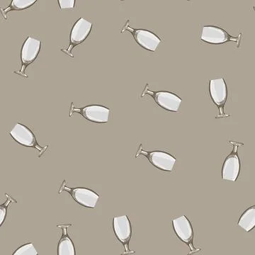 Seamless pattern cold beer glass cartoon vector Stock Illustration