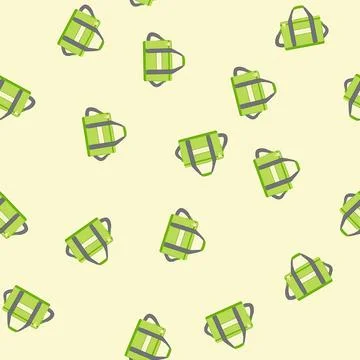 Seamless pattern cold cooler box cartoon vector 库存插图