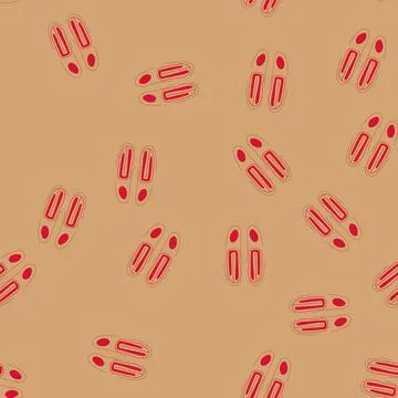 Seamless pattern cold electric heated insoles cartoon vector 스톡 일러스트