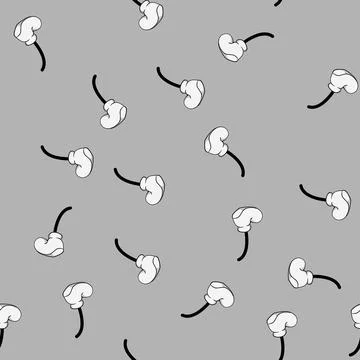 Seamless pattern collection cartoon leg cartoon vector Stock Illustration