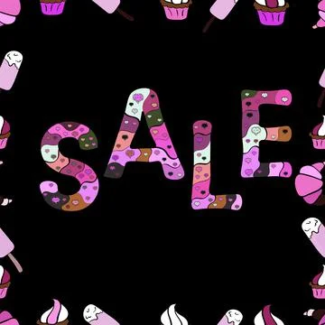 Seamless pattern. Collection with style backgrounds for your project, commercial Stock Illustration