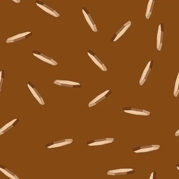 Seamless pattern collection wood platform cartoon vector Stock Illustration