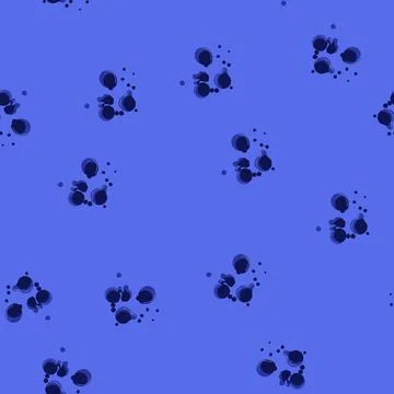 Seamless pattern color ballpoint pen splatter cartoon vector Stockillustratie