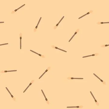 Seamless pattern color brush paint tool cartoon vector イラスト素材