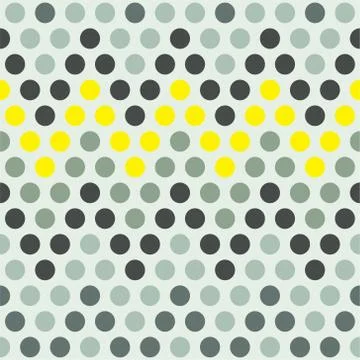 Seamless pattern with color circle, chevron pattern of colorful dots Stockillustratie