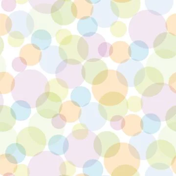 Seamless pattern with color circles for design, kids pattern vector Illustrazione stock