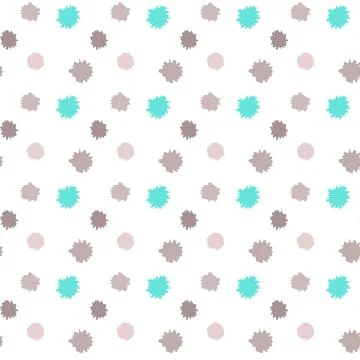 Seamless pattern with color dots Stock Illustration