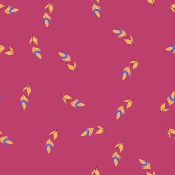 Seamless pattern color feather exotic bird cartoon vector Stockillustratie
