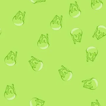 Seamless pattern color melted circle cartoon vector Stock Illustration