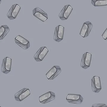 Seamless pattern color pencil case cartoon vector Stock Illustration