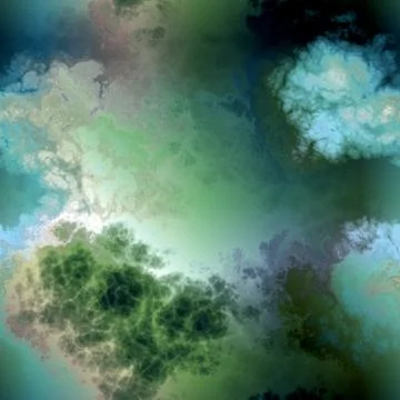 Seamless  pattern of   colored clouds Stock Illustration