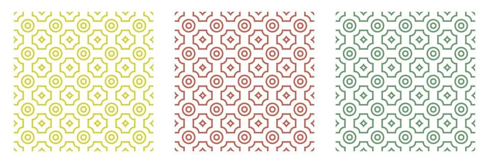 Seamless pattern. colored geometric backgrounds Illustrazione stock