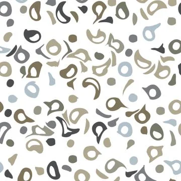 Seamless pattern with colored shapes Stock Illustration