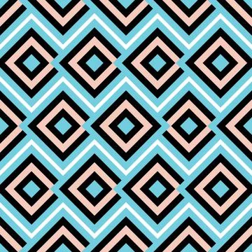 Seamless pattern with colored squares 7381 Stock Illustration