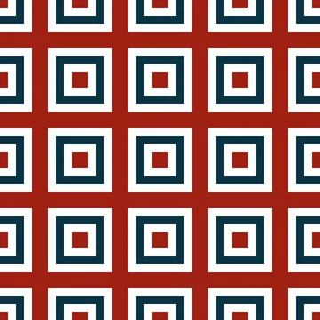Seamless pattern with colored squares-red and green 6956 Stock Illustration
