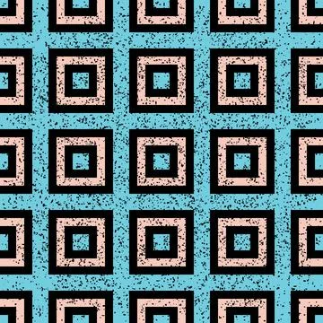 Seamless pattern with colored squares-red and green 7194 Stock Illustration