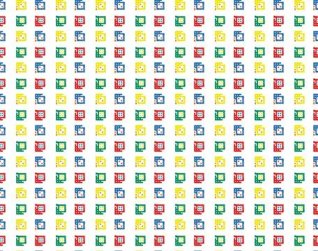 Seamless pattern with colorful abstract geometric square blocks for modern .. Stock Illustration