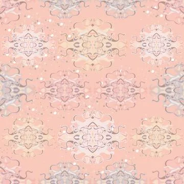 Seamless pattern with colorful abstract shape Stock Illustration