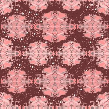 Seamless pattern with colorful abstract shape Stock Illustration