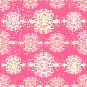 Seamless pattern with colorful abstract shape Stock Illustration