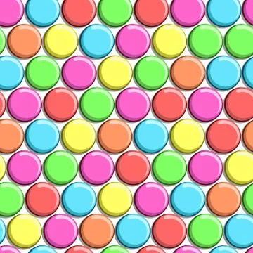 Seamless pattern with colorful candy. Stock Illustration