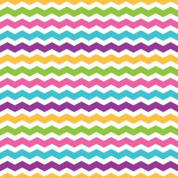 Seamless pattern with colorful chevron Stock Illustration