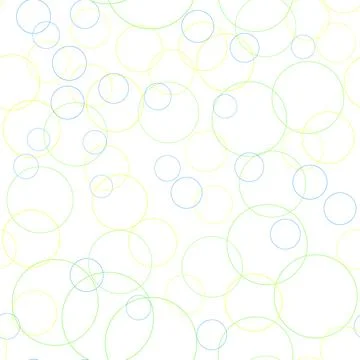 Seamless pattern with Colorful circles and dots of different sizes . 스톡 일러스트