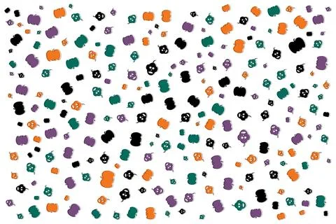 Seamless pattern with colorful confetti Stock Illustration