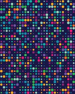 Seamless pattern with colorful dots 스톡 일러스트