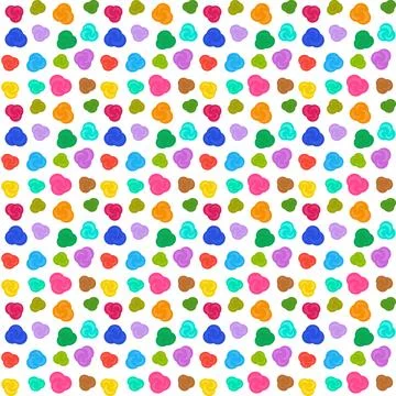 Seamless pattern from colorful dots, summer prints 库存插图