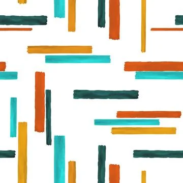 Seamless pattern. Colorful geometric background. Vintage background fabric... Stock Illustration
